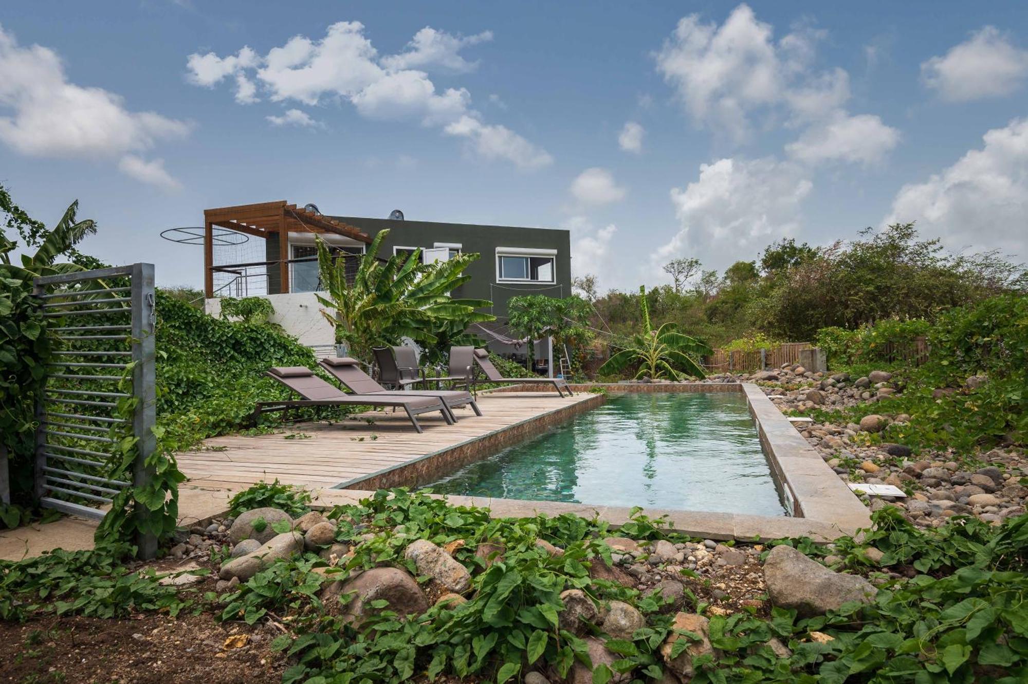 T2 Moderne Avec Piscine Oasis De Nature Et Serenite Petit-Canal Luaran gambar